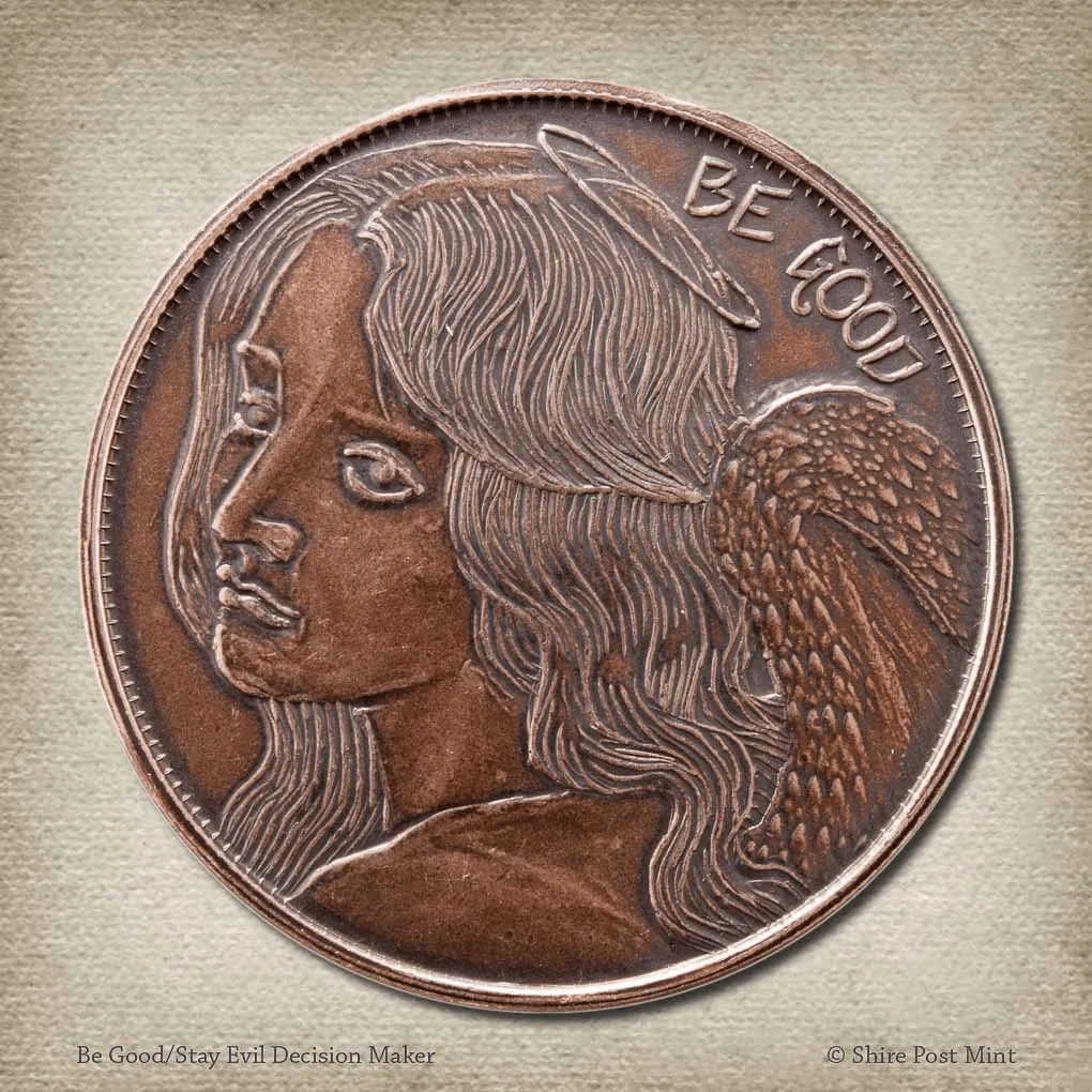 Be Good or Stay Evil Decision Maker Coin - Image 3