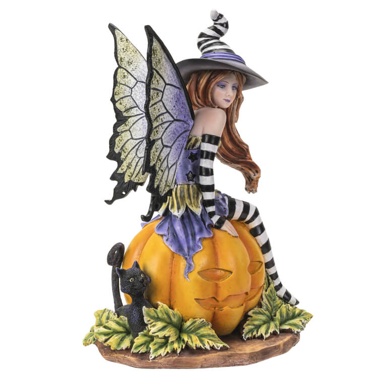 Bewitching Fairy Halloween Figurine - Image 4