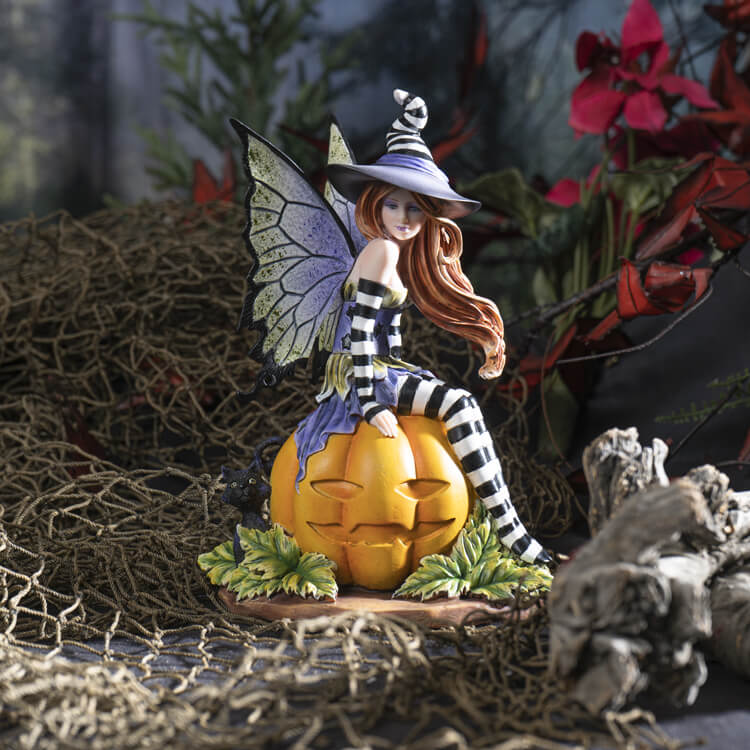 Bewitching Fairy Halloween Figurine - Image 5