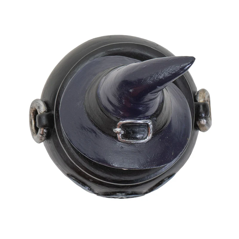 Black Cat on Cauldron Trinket Box - Image 4