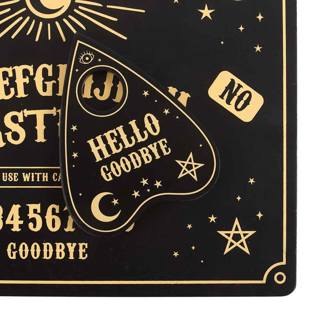 Black Talking Board Placemat & Coaster Set - Image 3