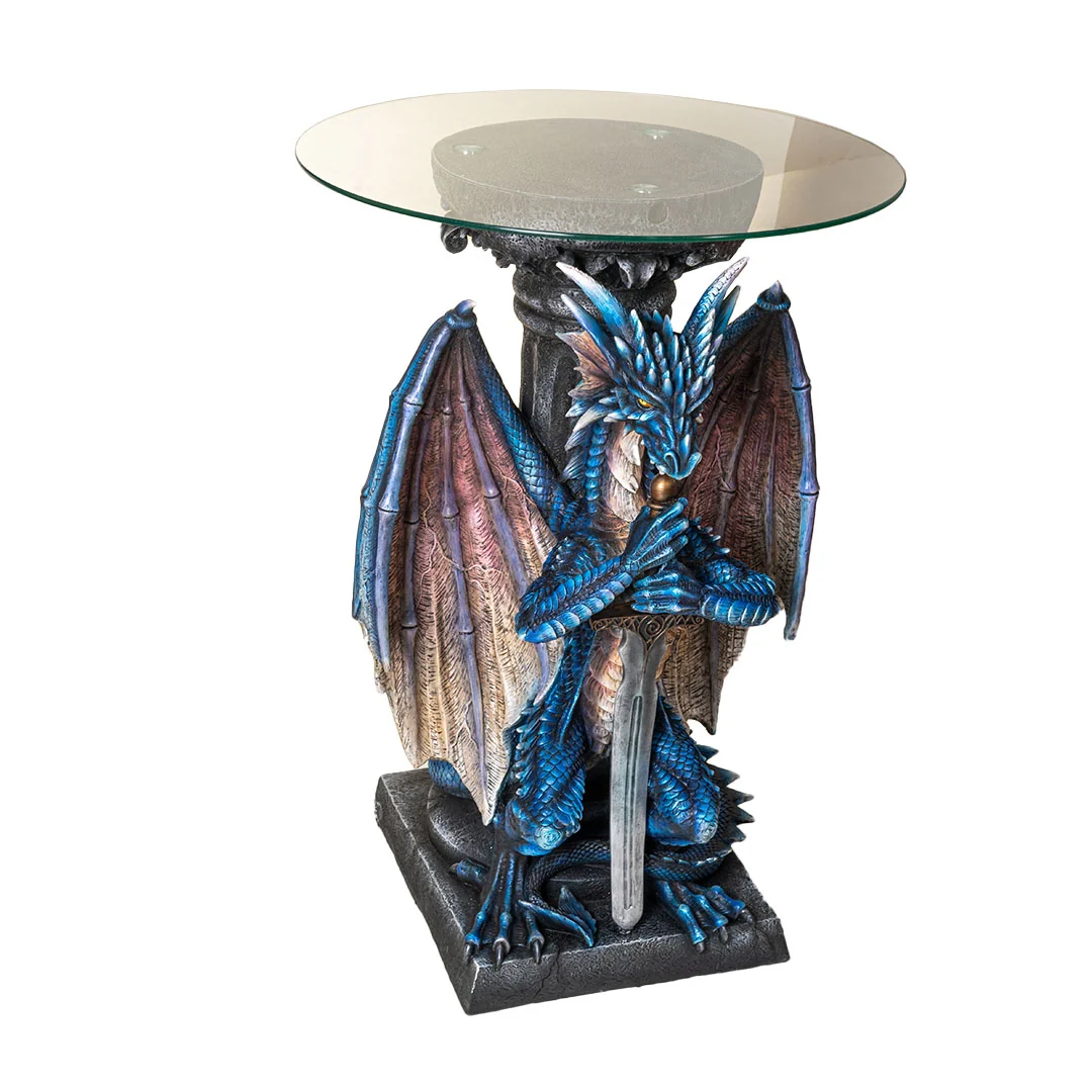Blue Dragon with Sword Table - Image 4