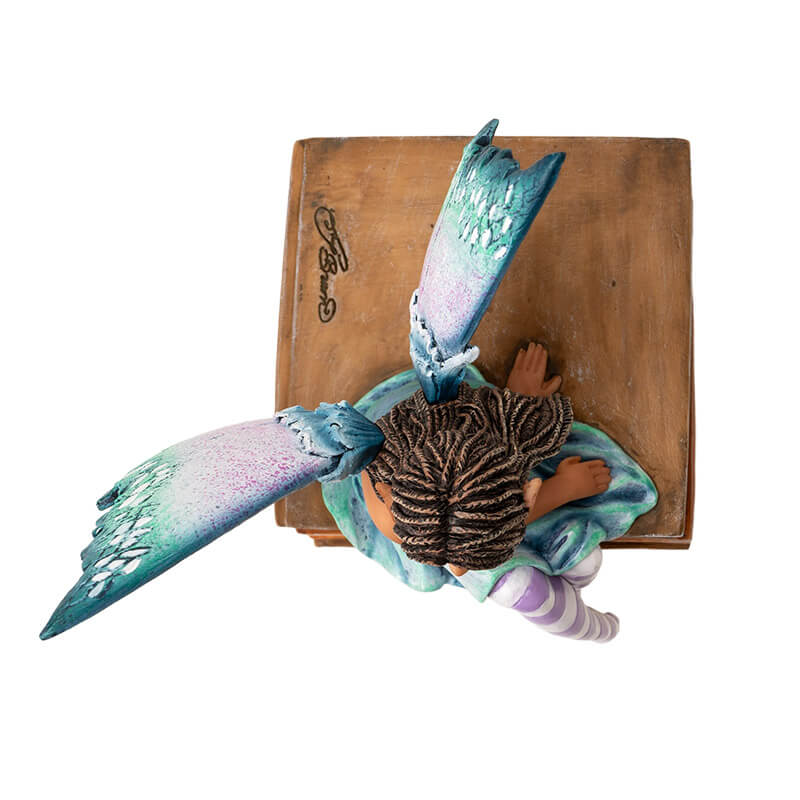 Book Stack Fairy Figurine - Image 4