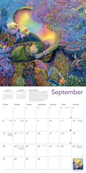 Celestial Journeys Calendar by Josephine Wall - Image 2