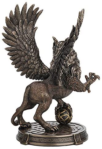 Celtic Griffin with Sphere Figurine - Image 4