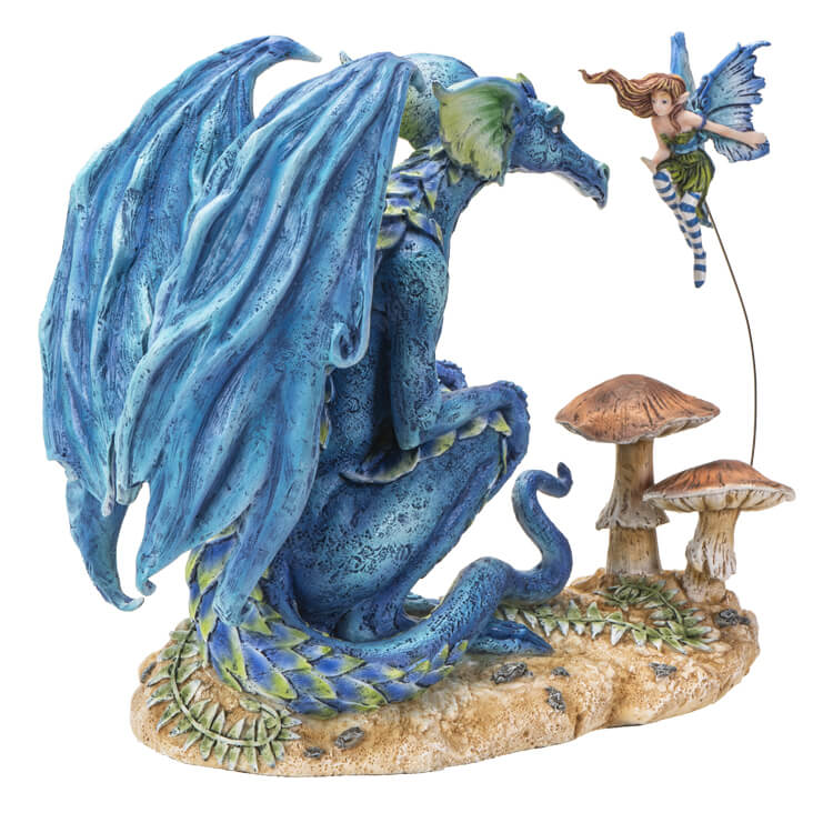 Close Encounter Fairy & Dragon Figurine - Image 3