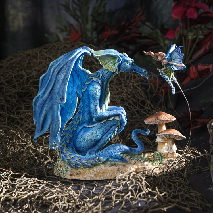 Close Encounter Fairy & Dragon Figurine - Image 4
