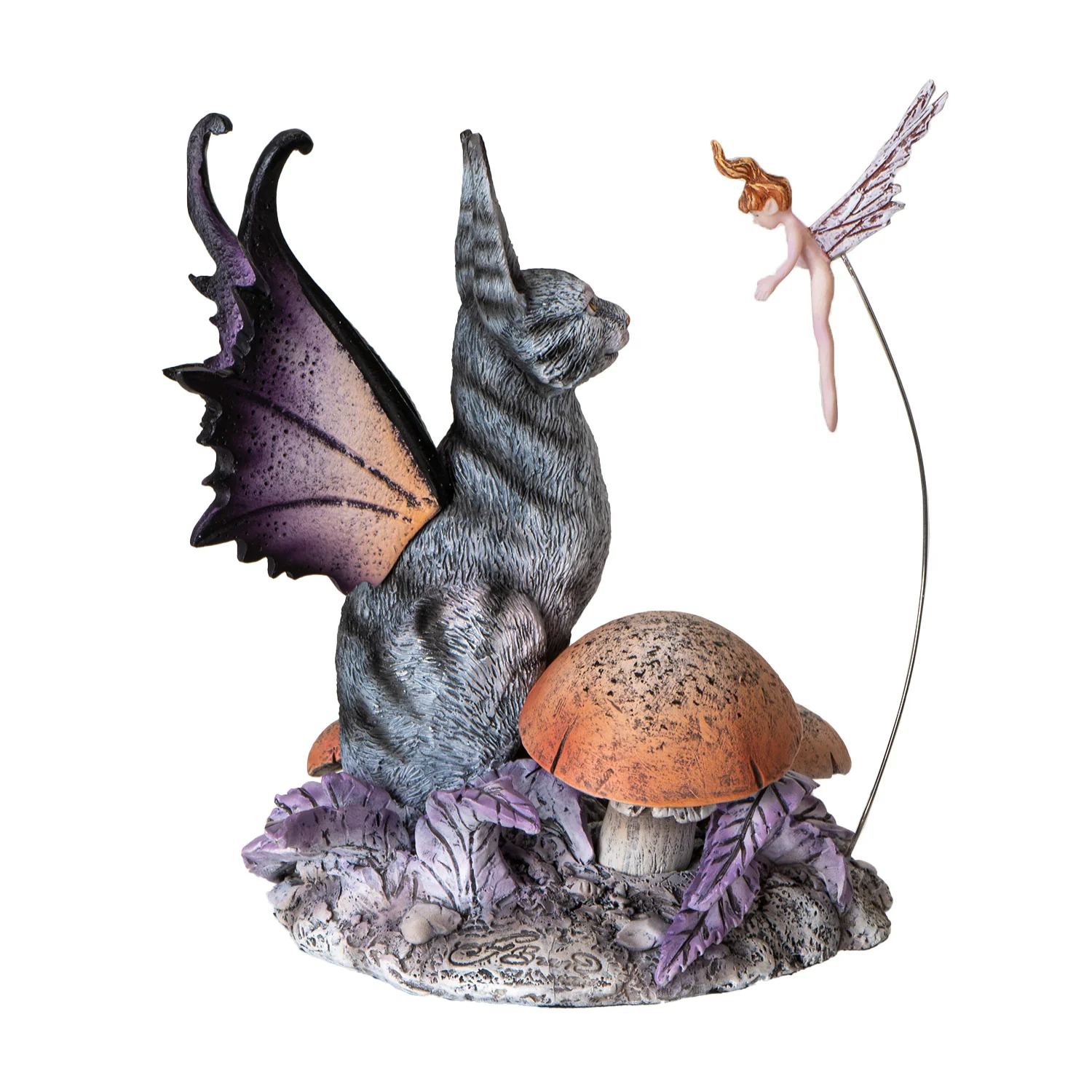 Curious Encounter Fairy Cat Figurine by Amy Brown - Image 2