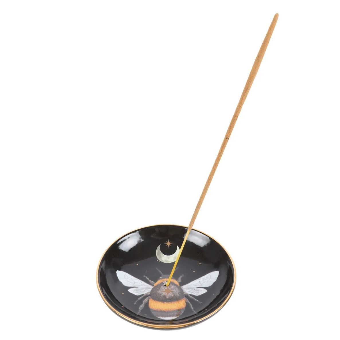 Dark Forest Bee Ceramic Incense Burner Dish - Image 3