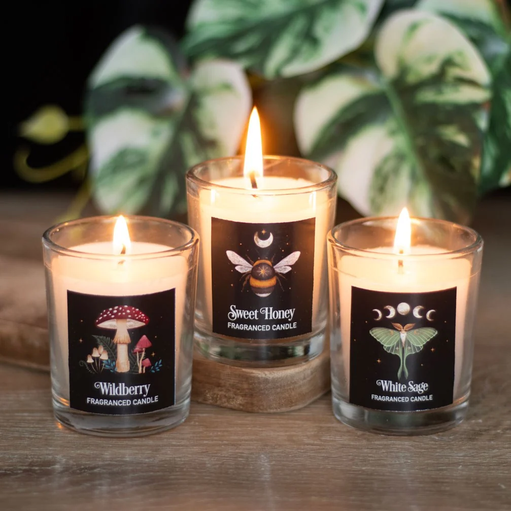 Dark Forest Votive Candle Trio - Image 2