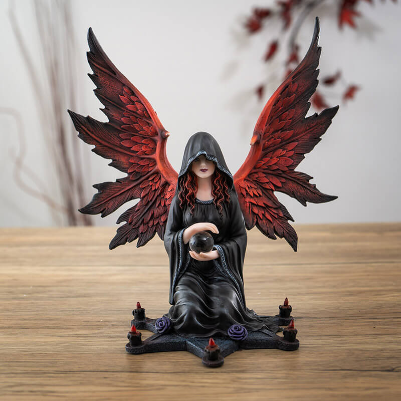 Dark Gothic Angel Figurine - Image 5