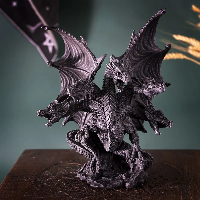 Dark Hydra Dragon Figurine - Image 3