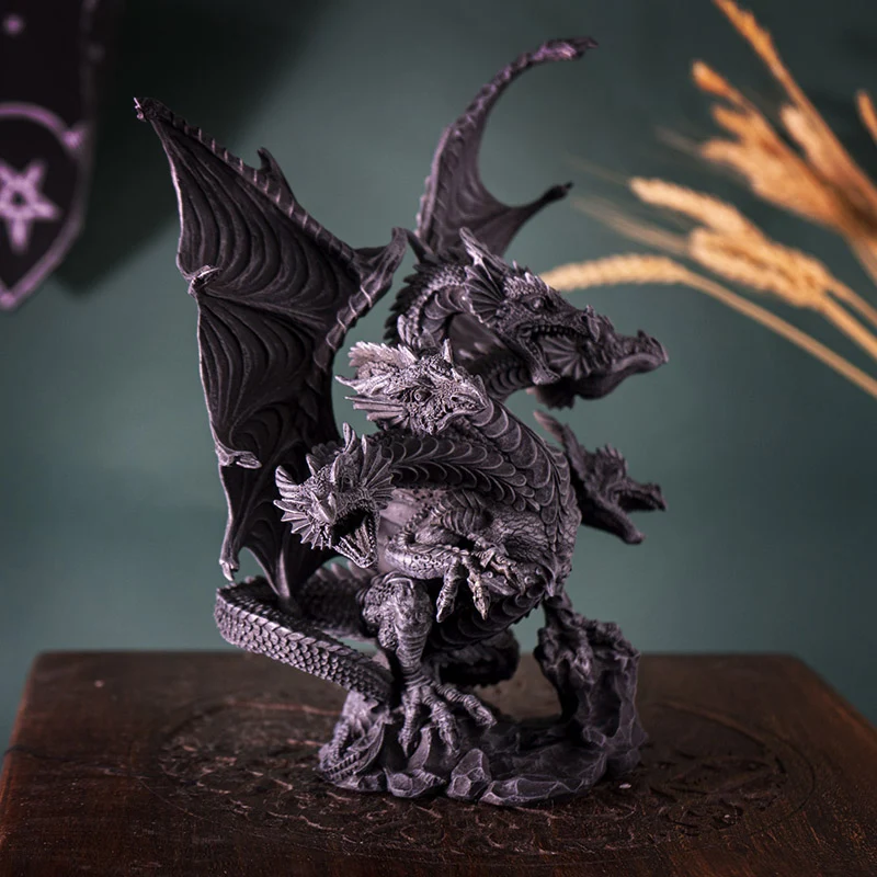 Dark Hydra Dragon Figurine - Image 4