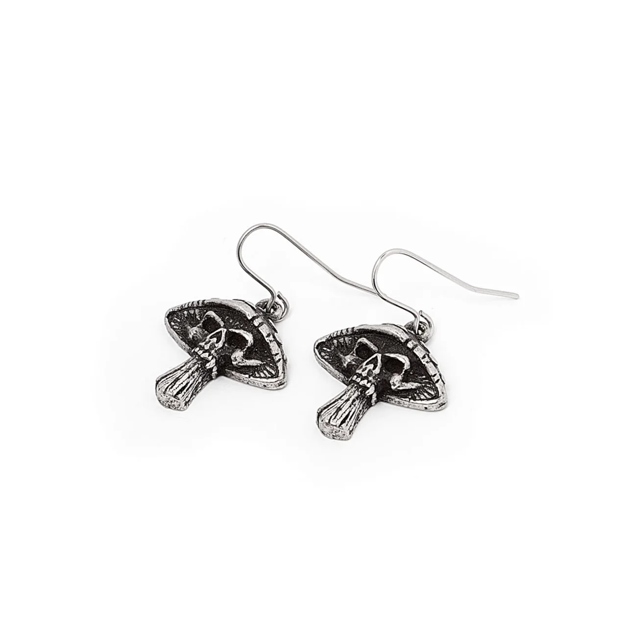 Death Cap Mushroom Dropper Earrings - Image 2