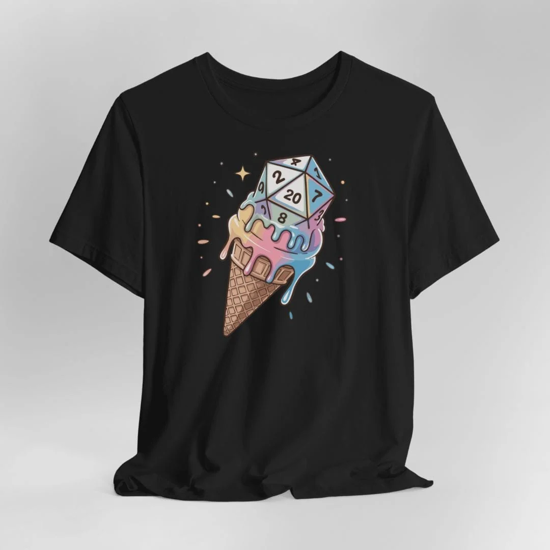 Dice Cream D&D T-Shirt - Image 3