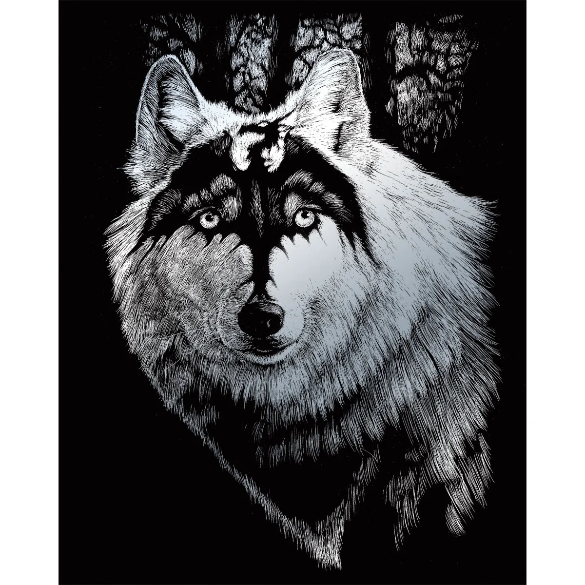 Dragon Wolf Silver Foil Engraving Kit - Image 2