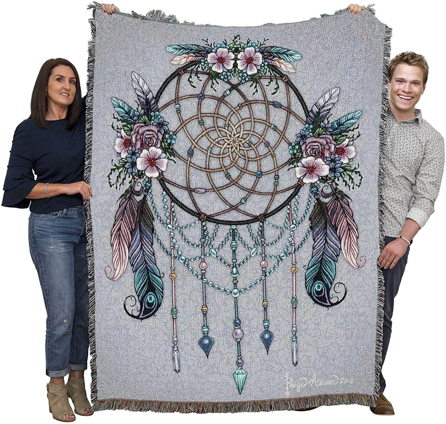 Dreamcatcher Tapestry Blanket - Image 2