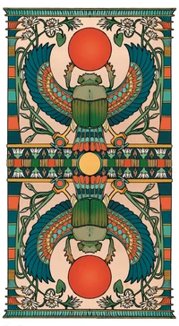 Egyptian Art Nouveau Tarot Deck - Image 2