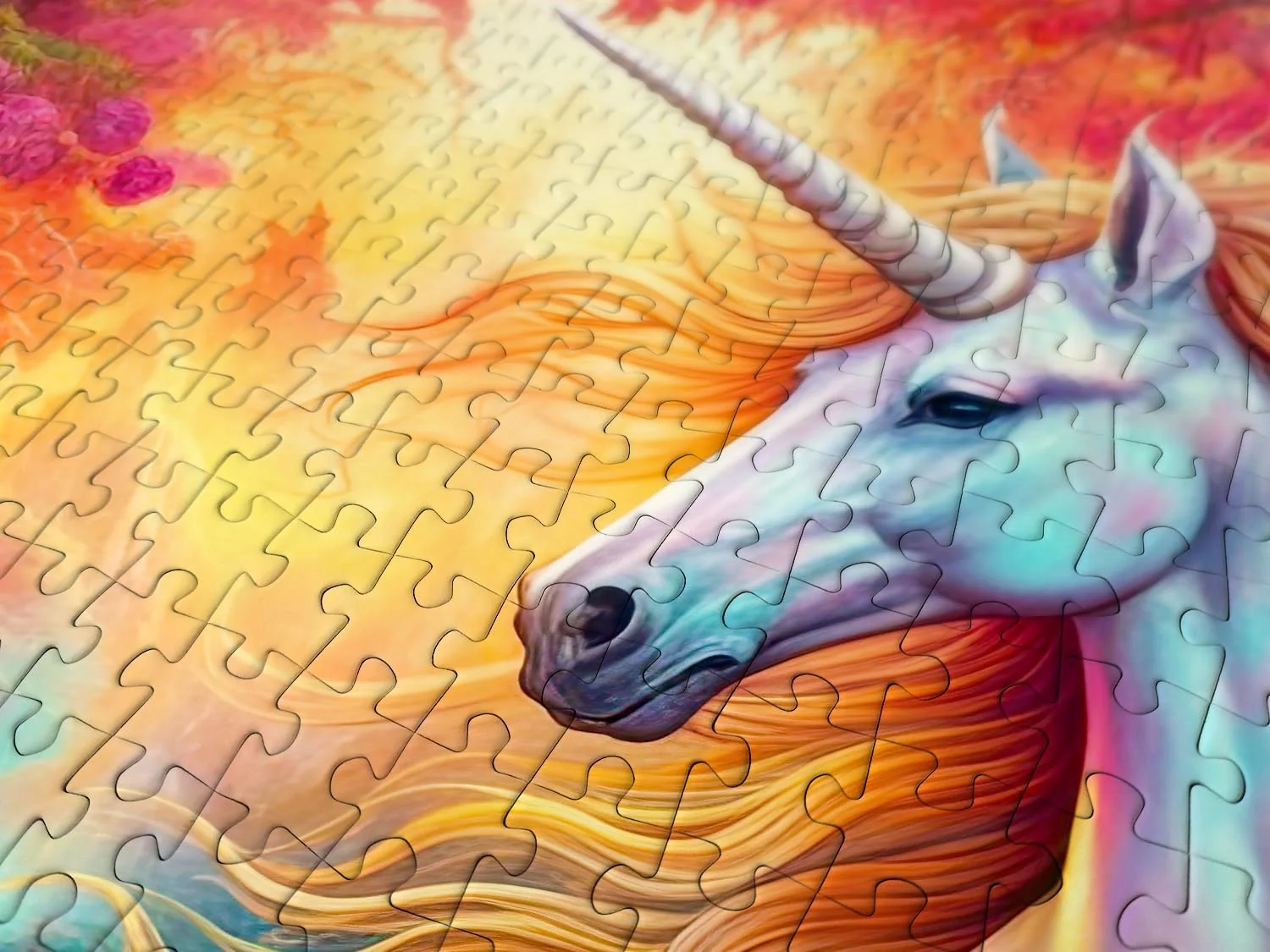 Enchanted Harmony Unicorn Jigsaw Puzzle (1000 Pieces) - Image 2