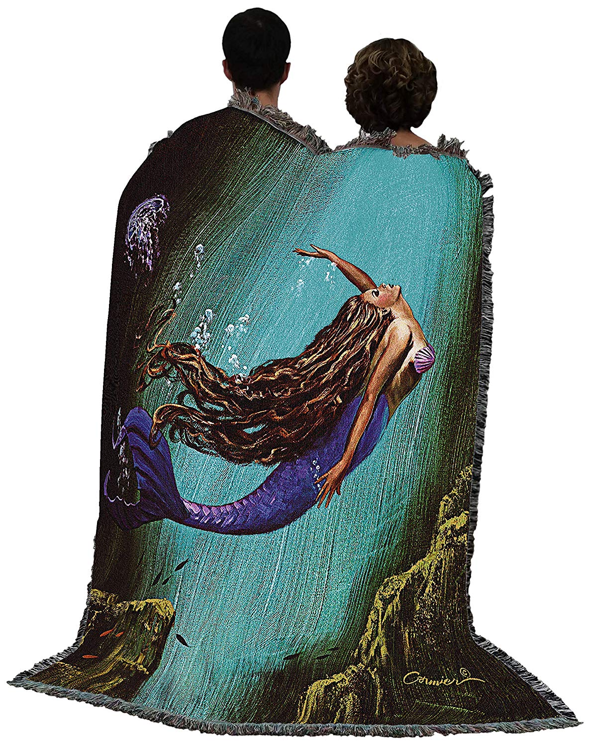 Enchantment Mermaid Tapestry Blanket - Image 3