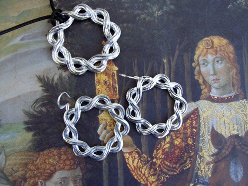 Endless Love Knot Earrings - Image 2