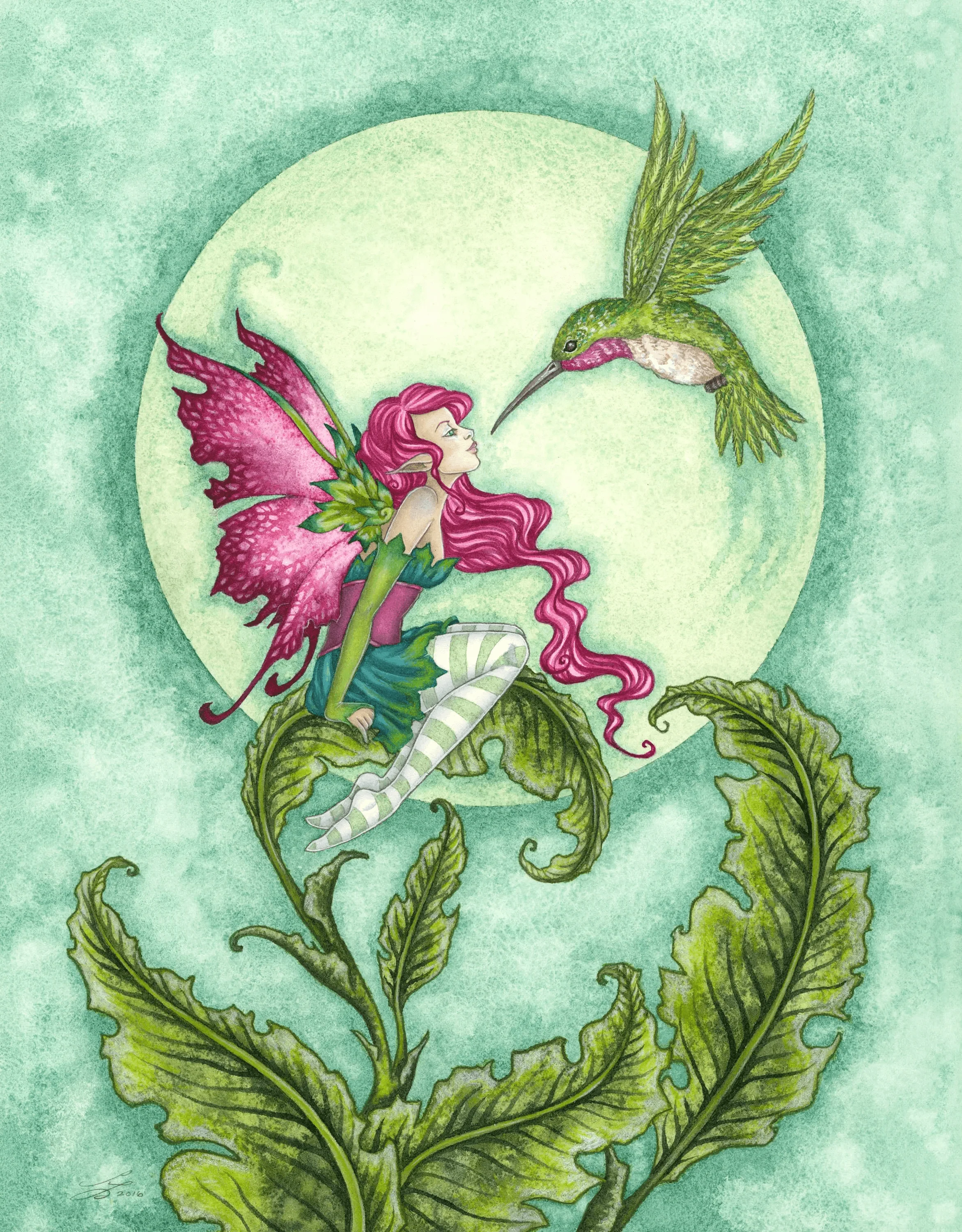 Flirting by Amy Brown Print
