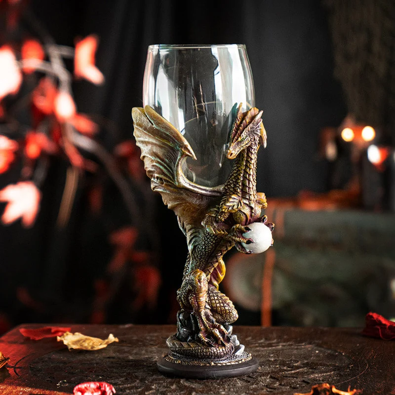 Glass Dragon Pearl Goblet - Image 4
