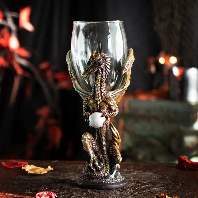 Glass Dragon Pearl Goblet - Image 5