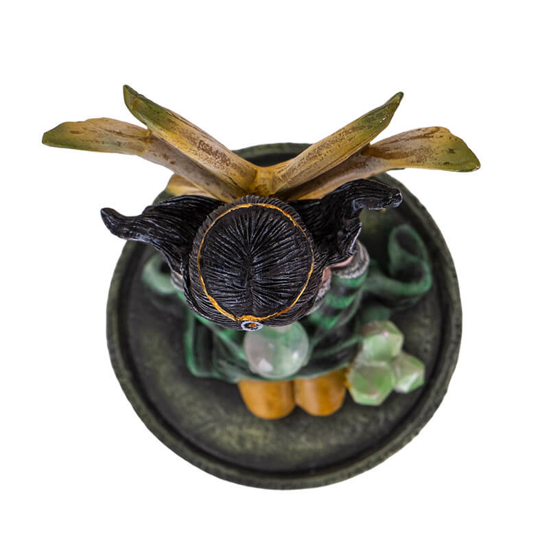 Green Crystal Ball Fairy Figurine - Image 5