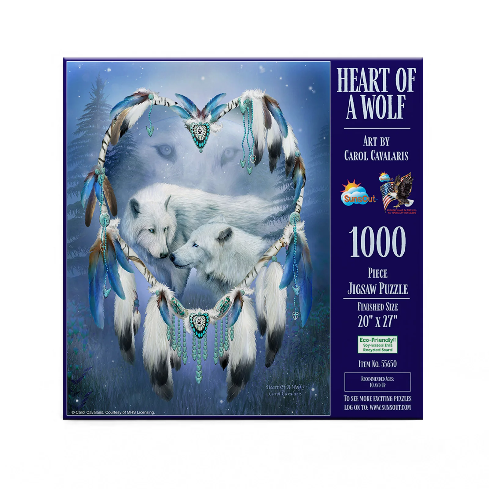 Heart of a Wolf Jigsaw Puzzle (1000 Pieces) - Image 2