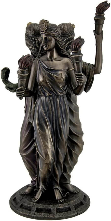 Hecate the Triple Goddess of Magic Figurine - Image 2