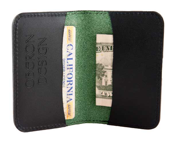 Hokusai Wave Leather Card Holder - Image 3