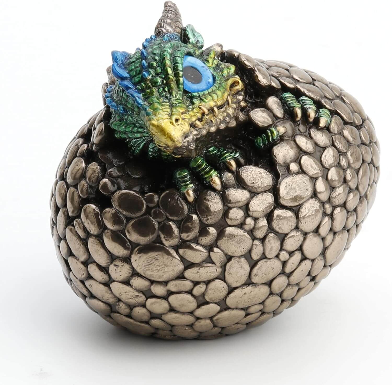 Horned Baby Dragon Hatchling Figurine - Image 2