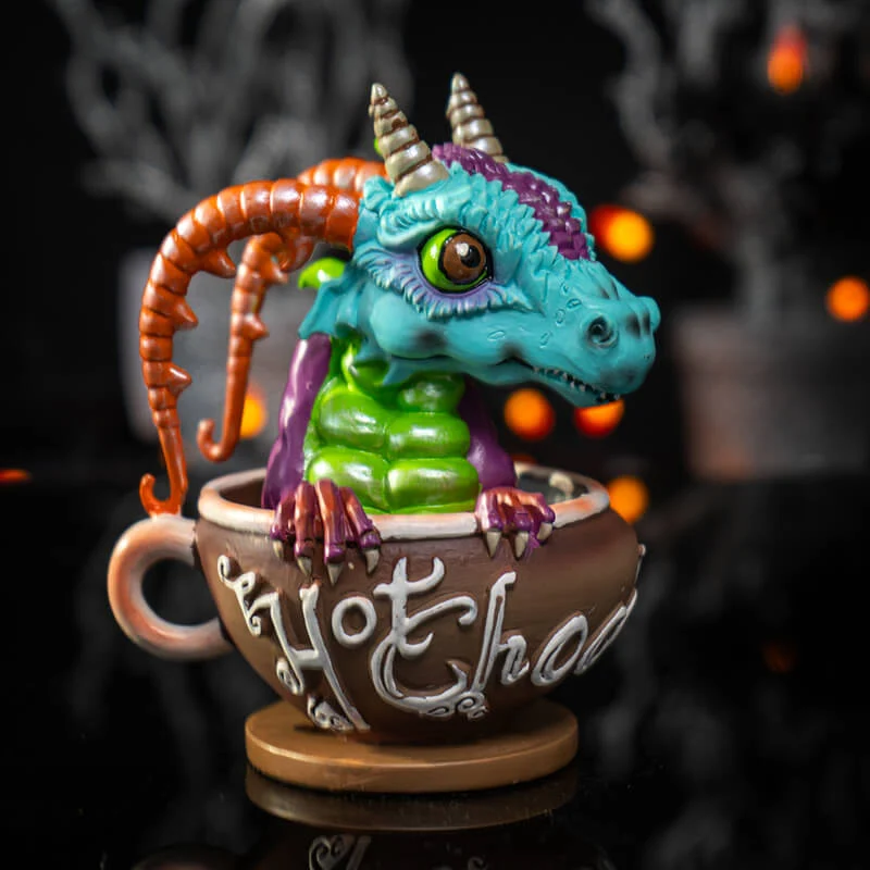 Hot Chocolate with Rupert the Dragon Figurine - Image 4