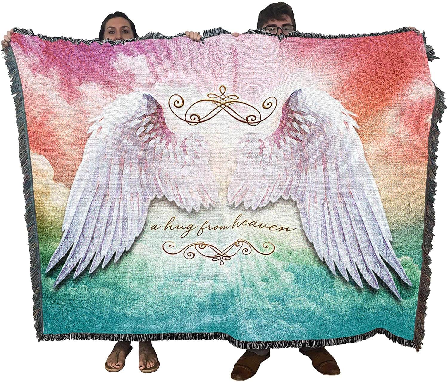 Hug From Heaven Tapestry Blanket - Image 2