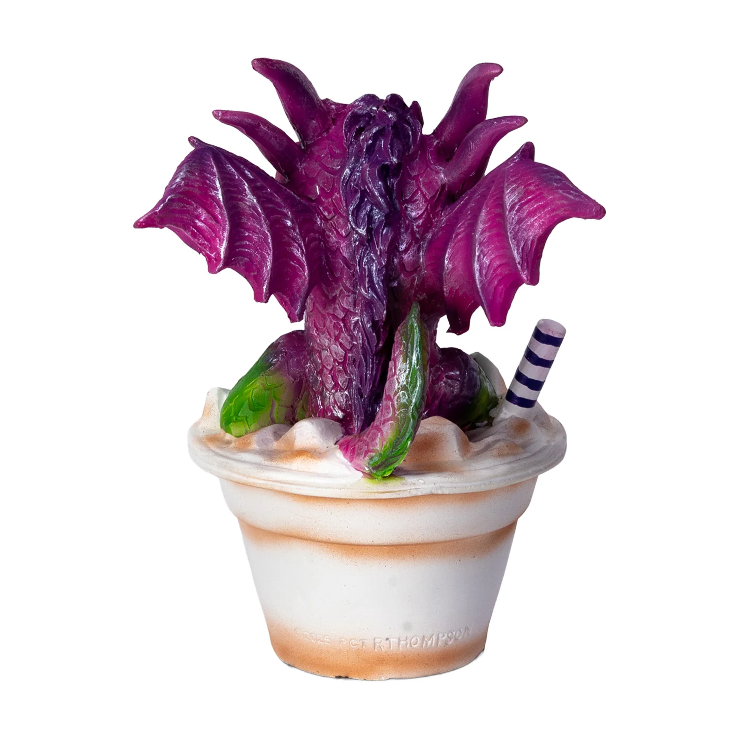 Iced Coffee with Sarah the Dragon Figurine - Image 2
