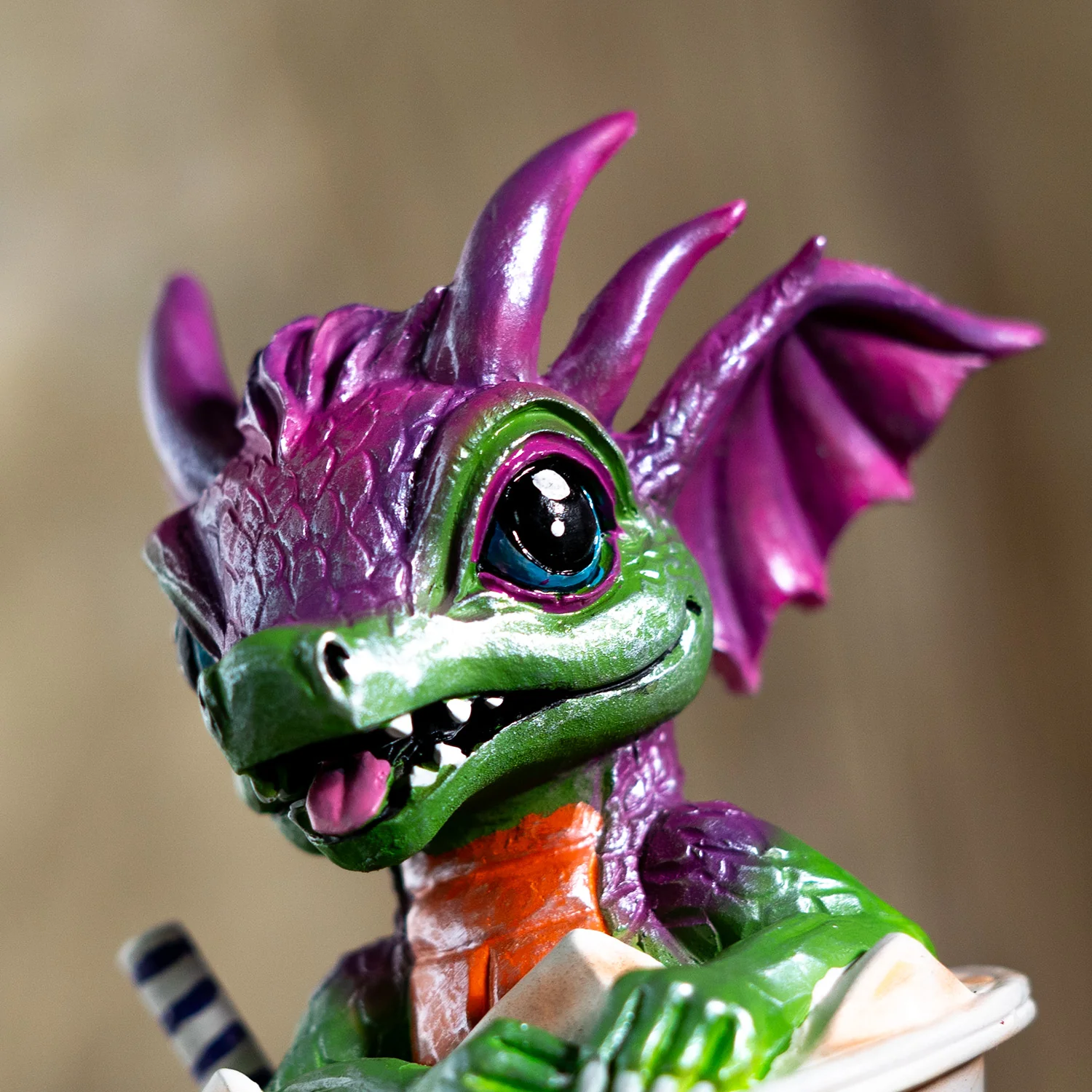 Iced Coffee with Sarah the Dragon Figurine - Image 5
