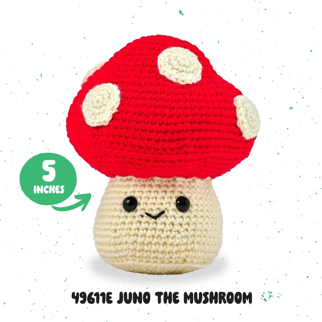 Juno the Mushroom DIY Crochet Amigurumi Kit - Image 4