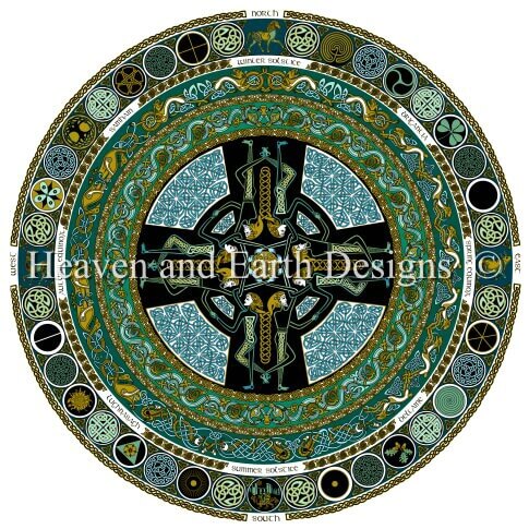 Keltic Mandala Cross Stitch Pattern by Jen Delyth - Image 2