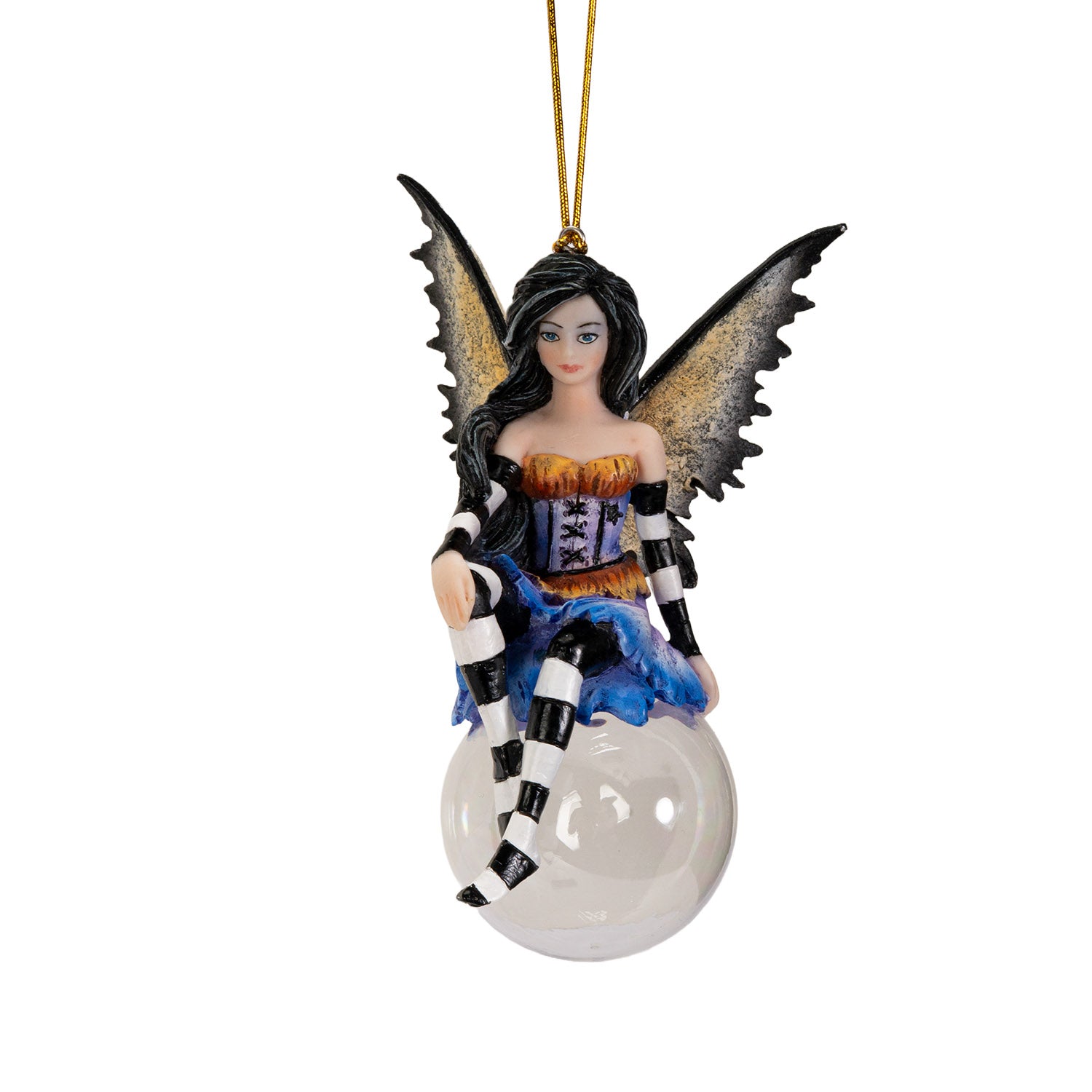 Evangeline Bubble Rider Fairy Ornament by Amy Brown
