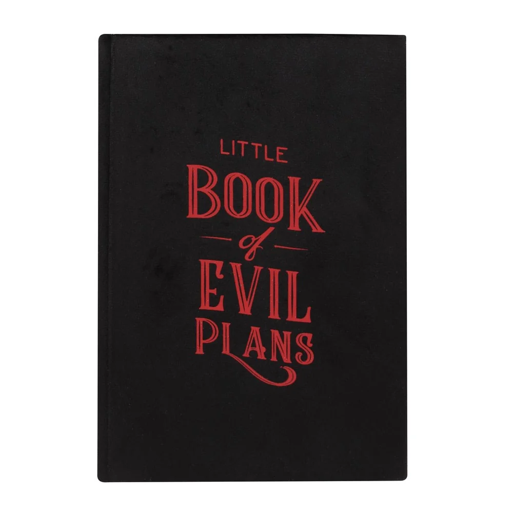 Little Book of Evil Plans Velvet Journal