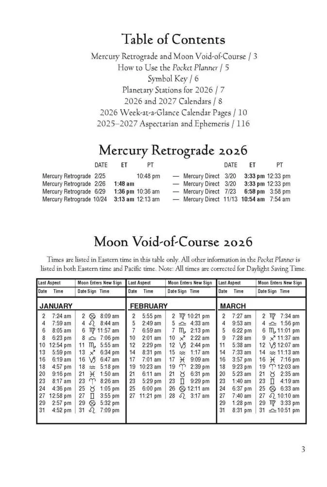 Llewellyn's Astrological Pocket Planner - Image 2