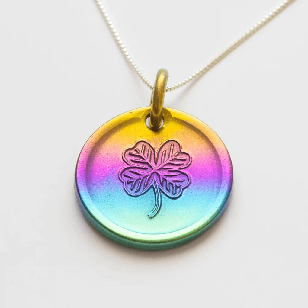 Lucky Rainbow Penny Coin Charm or Necklace - Image 5