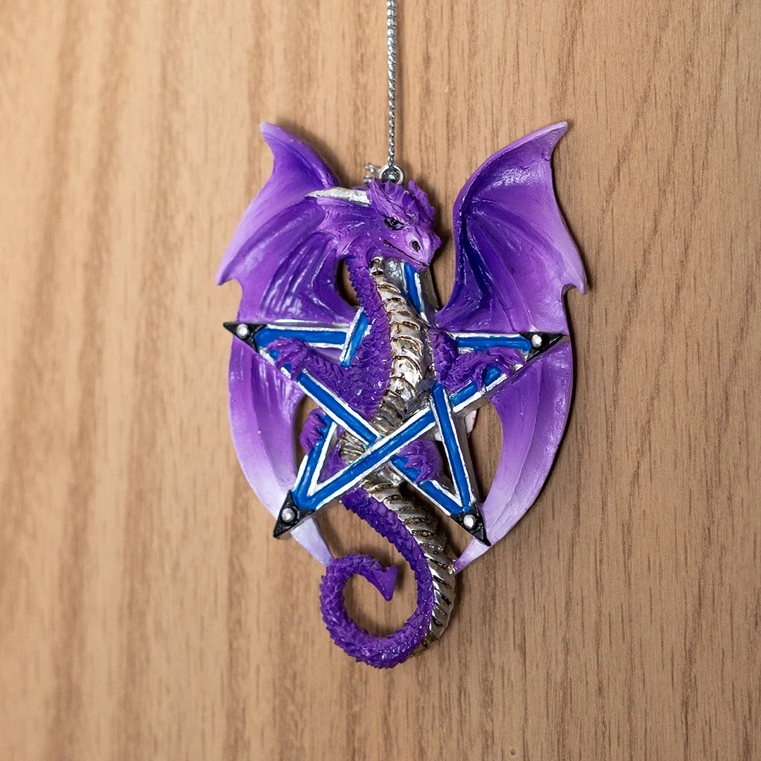 Lunar Magic Guardian Dragon Ornament by Anne Stokes - Image 4