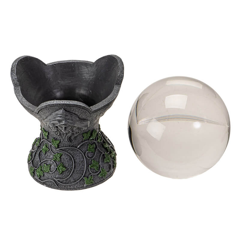 Maiden, Mother, Crone Crystal Ball & Stand - Image 6