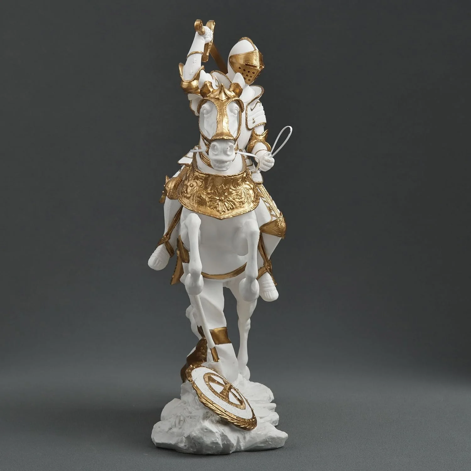 Medieval Knight Cavalry Charge Figurine - Image 2