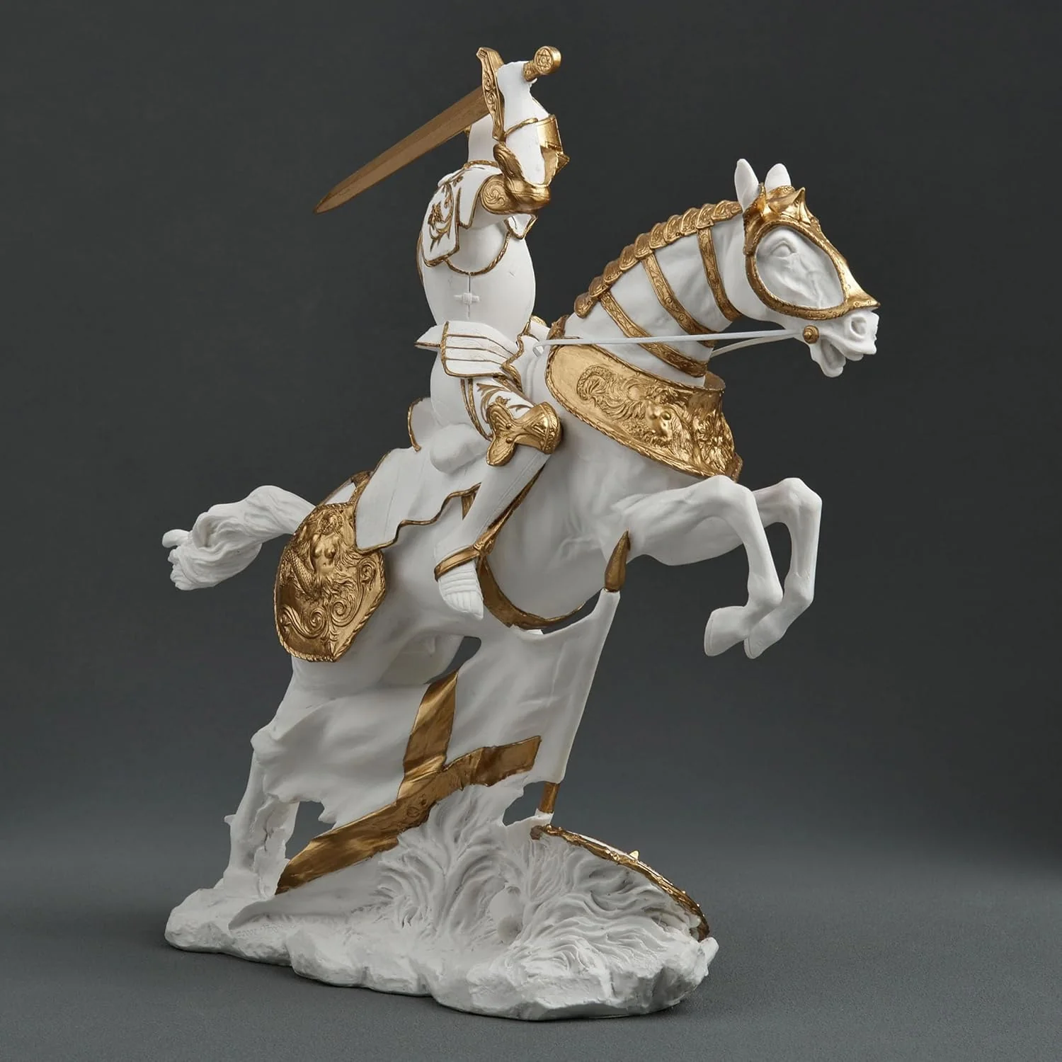 Medieval Knight Cavalry Charge Figurine - Image 3