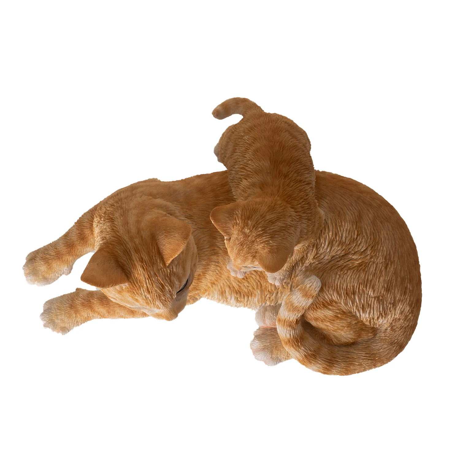 Mother & Kitten Tabby Cats Figurine - Image 3