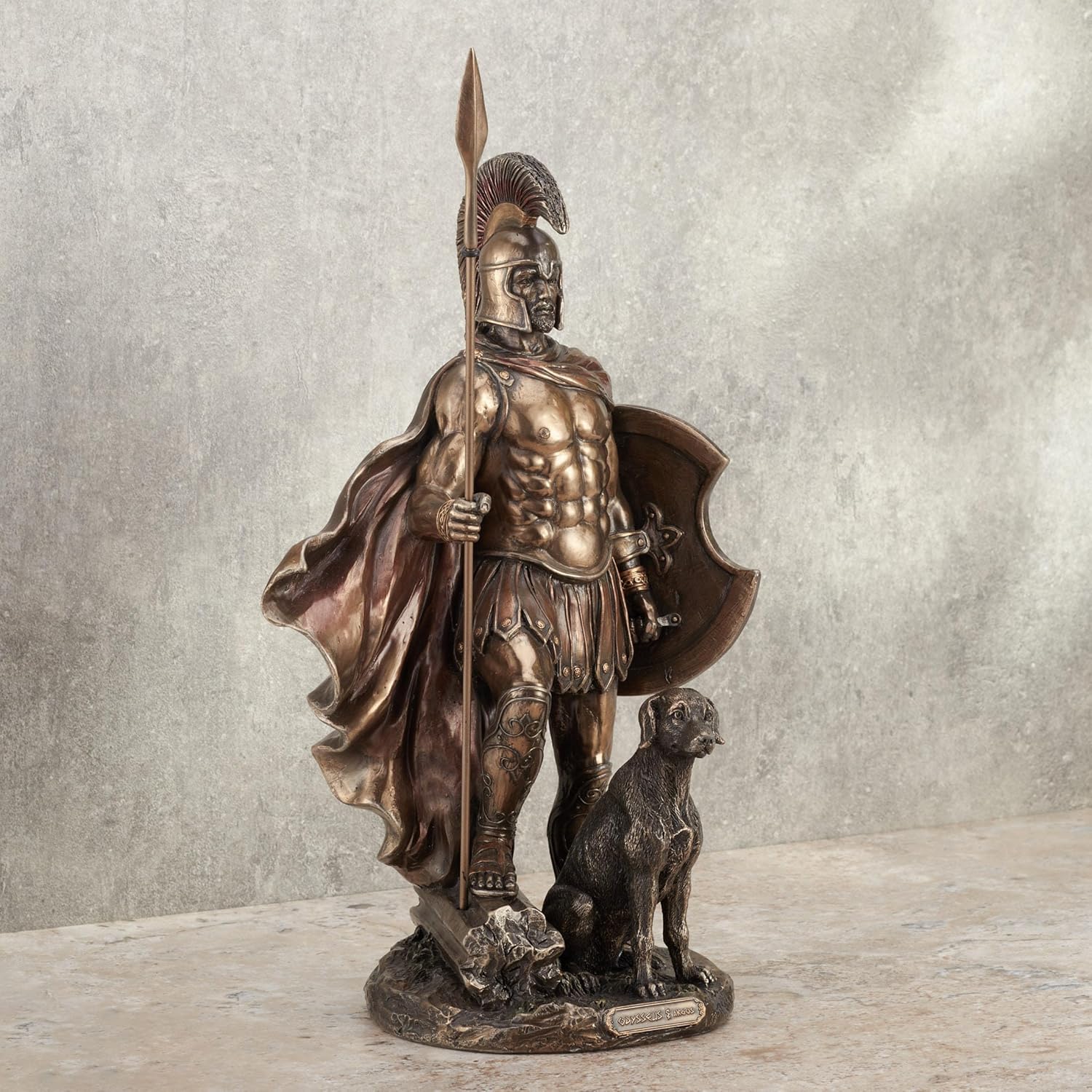 Odysseus Hero of the Odyssey & Argus Figurine - Image 3