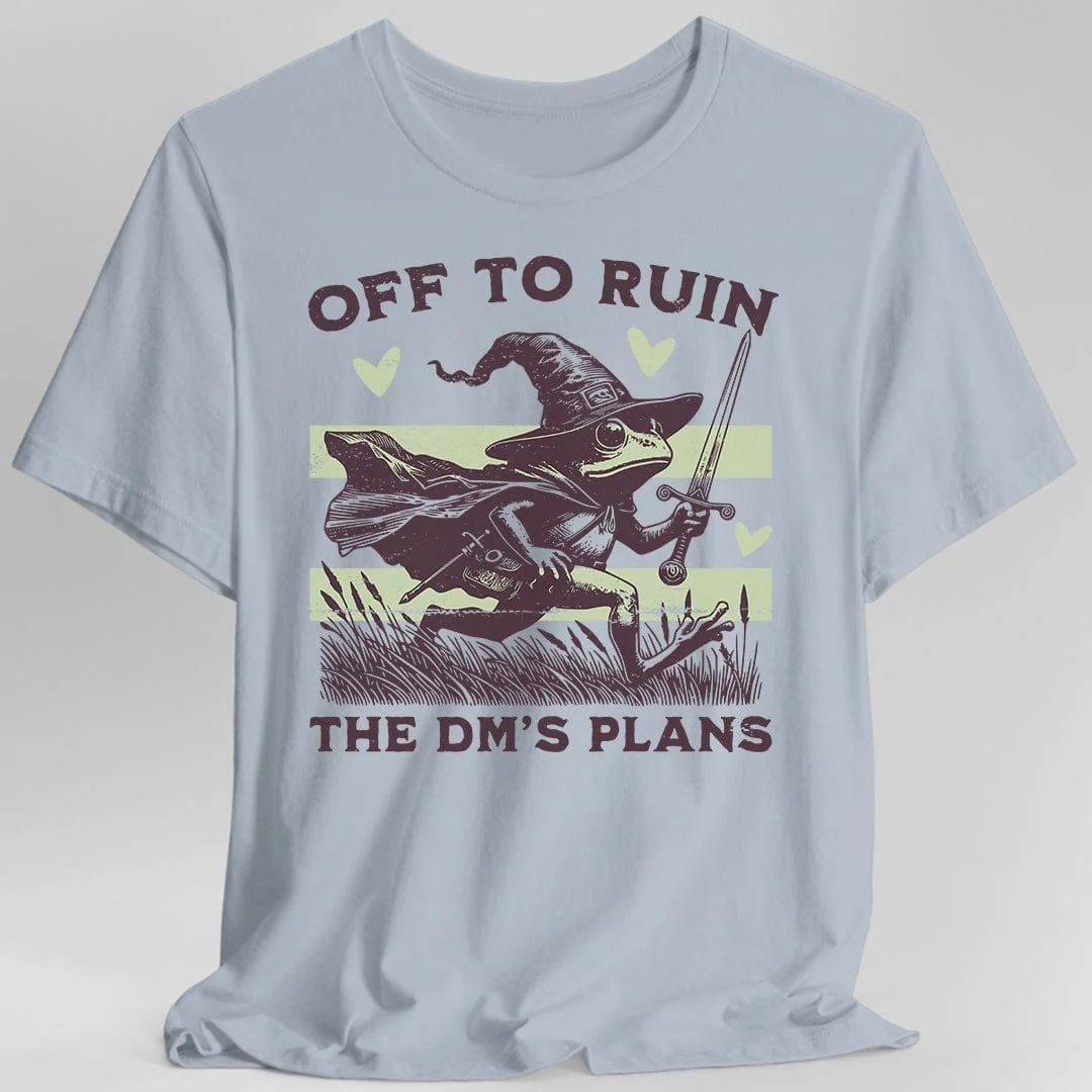 Froggy Off To Ruin The DM’s Plans T-Shirt - Image 3